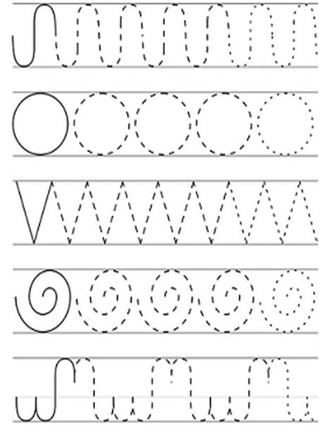 tracing lines tracing worksheets preschool preschool tracing