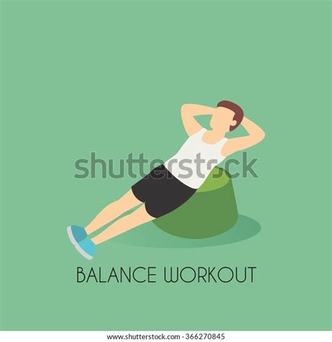 Fitness Aerobic Strength Body Shaping Exercises Stock Vector Royalty