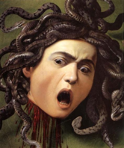Medusa Caravaggio Open Picture USA Oil Painting Reproductions