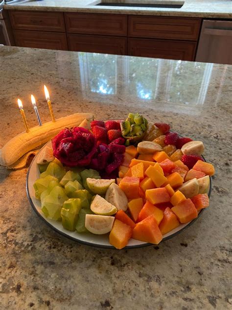 Gluten Free A Z Birthday Celebration With Exotic Fruit Salad Platter