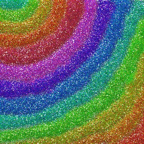 Rainbow Glitters Digital Art By Ym Chin