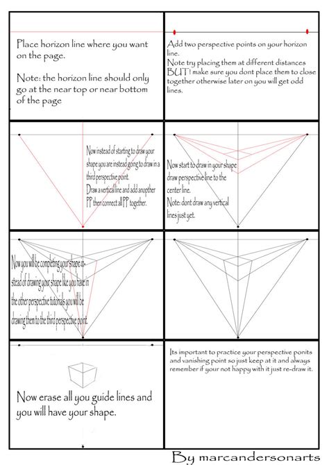 Three Point Perspective Tutorial By Marc Anderson On Deviantart