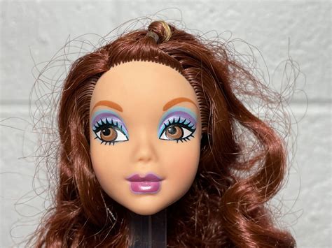Barbie My Scene Chelsea Dolls Head Auburn Red Hair Ebay