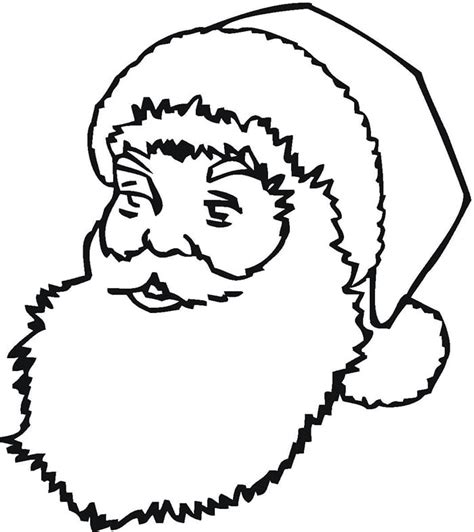 printable santa cut out template printable word searches