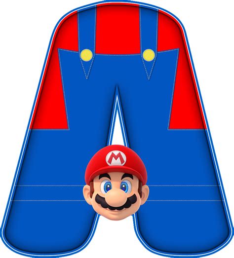 Shoppingalfabetodecorativo Alfabeto Mario Bros 5 Png Letras