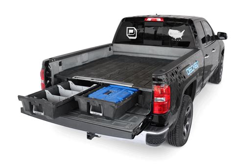 Decked Dt2 7525 Two Drawer Storage System For A Full Size Pick Up Truck