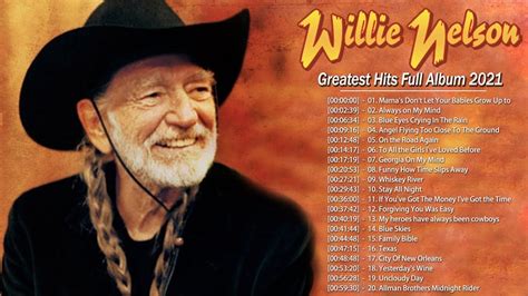 Willie Nelson Greatest Hits - Best Songs Of Willie Nelson - Willie
