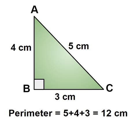 Perimeter Of Right Angled Triangle Dewwool