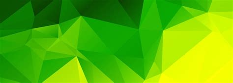 Abstract Green Polygonal Background Free Vector