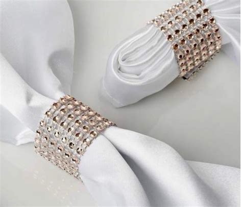 Wedding Napkin Rings Beautiful Elegant Wedding Tabletop Etsy