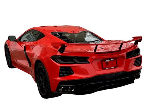 C8 Corvette High Rise Rear Spoiler Wing Now Available All Colors
