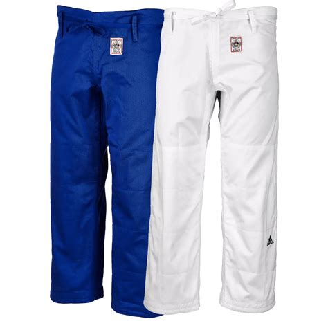 Adidas Champion Iii Ijf Judo Trousers Red Label Gi Pants Budo Online