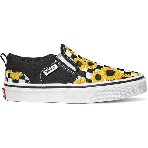 Vans Girls Sunflower Asher Psgs Shoes Academy