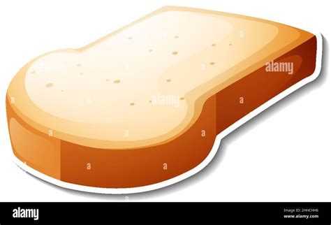 Isolated Bread Loaf In Cartoon Style Illustration Stock Vector Image
