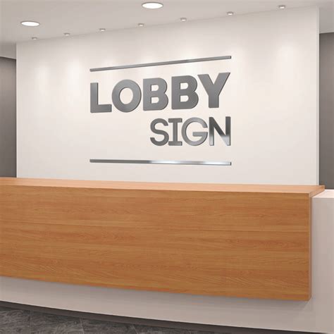 Dimensional Letters Custom Lobby Sign Kit For Reception Area Office