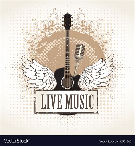 Live Music Royalty Free Vector Image Vectorstock