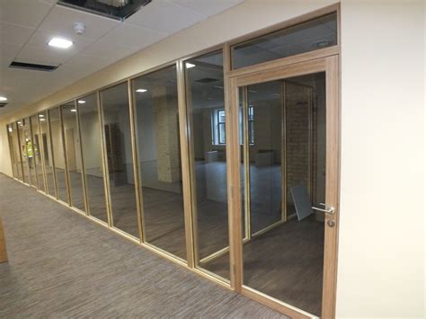 Glass Partition Walls Wood Frame Mendali