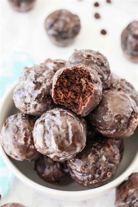 Gluten Free Baked Chocolate Donut Holes Mile High Mitts