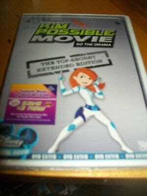 KIM POSSIBLE MOVIE SO THE DRAMA Rare Disney VHS Tape TOP SECRET EXTENDED PicClick