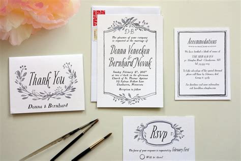 If wine isn't your thing, you could easily swap out the icons for beer, tea, juice (if that's your idea of a good time)…whatever suits the bride's tastes! How To DIY Wedding Invitations