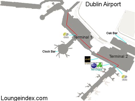 Dub Dublin Airport Guide Terminal Map Airport Guide Lounges Bars