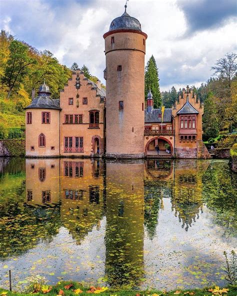 Mespelbrunn Castle Germany Castle Travel Trip Tourist Attraction