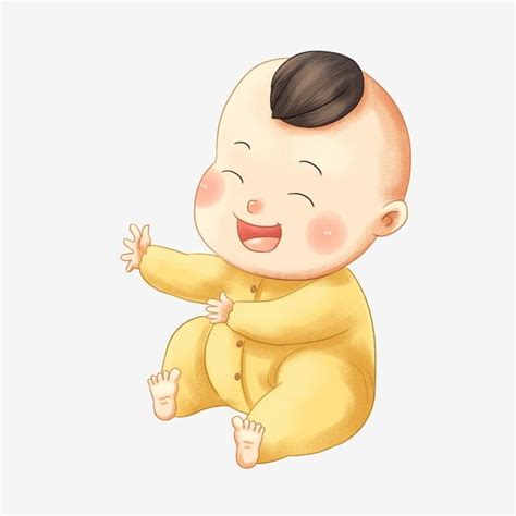 Baby Laughing Clipart