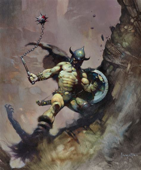 Conan The Barbarian Art Frazetta