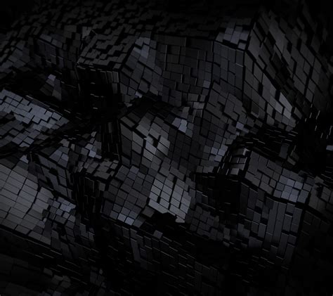 Download Tiles Black Grid Abstract 2880x2560 Hd Wallpaper