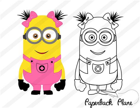 Minions Colored Outline Svg Png Cut Files For Use With The Best Porn Website