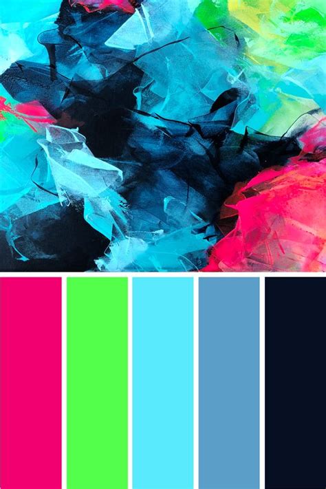 15 Bold Neon Color Palletes To Make Your Designs More Dramatic Offeo Neon Colour Palette