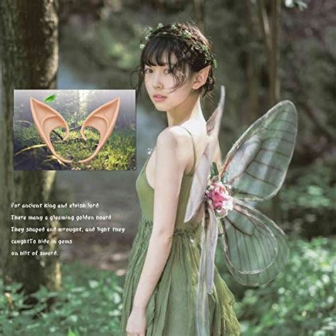 Cospaly Fairy Pixie Elf Ears Latex Dress Up Ears For Halloween