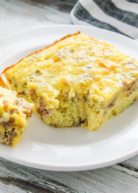 Easy Sausage And Egg Breakfast Casserole Make Ahead