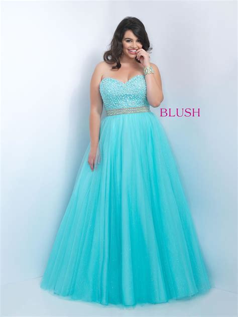 Blush W Plus Size Prom 9107w Dnk Formals Amarillo Tx 2017 Prom Dress