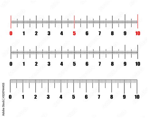 Scale For Rulers Ruler Scale Centimeters Measuring Scale Vector