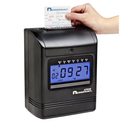 Punch Card Machine Or Fingerprint Time Attendance Anviz