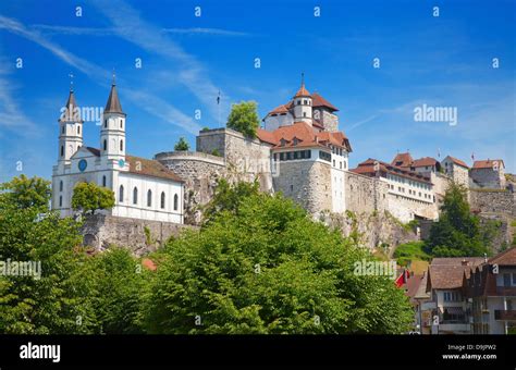 Aarburg Castle Near Zurich Switzerland Stock Photo Alamy