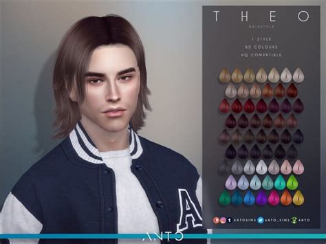 Sims 4 Anto Leo Hair