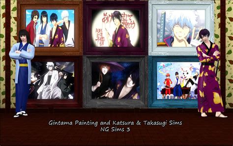 Katsura Takasugi Sims And Gintama Paintings By Ng9 On Deviantart