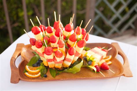 Take the stress out of planning your holiday meal with christmas fruit trays from edible arrangements®. Fresh-Fruit Kabob Appetizers