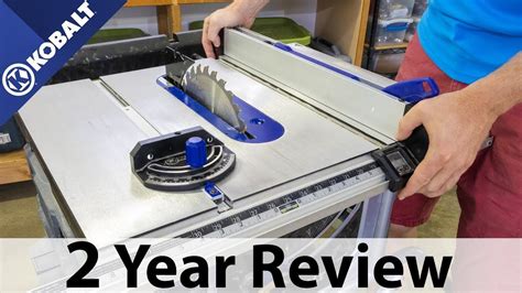 Table saw tips (cabinet, portable & benchtop models). 2 year review // Kobalt 15 amp 10 inch table saw Model ...