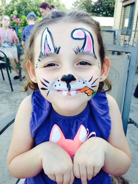 Easter Bunny Face Painting By Aleksandra Pinneri Of Unveilthebeauty
