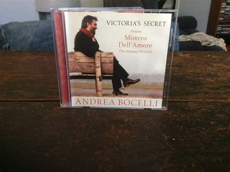 Andrea Bocelli Victoria S Secret Presents Mistero Dell Amore Cd 2001 Polydor Re Ebay