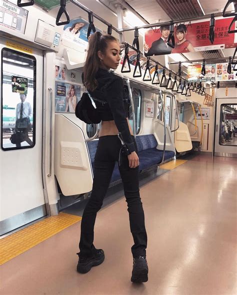 Rumi Dowson On Instagram Day Trip To Yokohama Wearing All Black