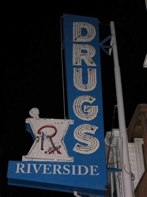Vintage Drug Store Double Sided Neon Sign Obnoxious Antiques