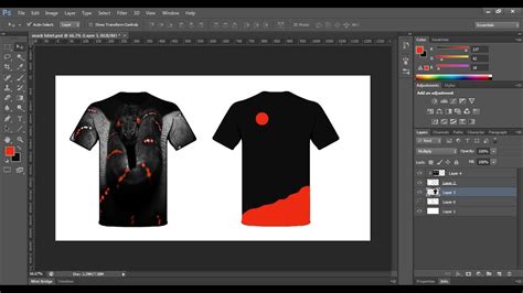 t shirt design photoshop cs6 youtube