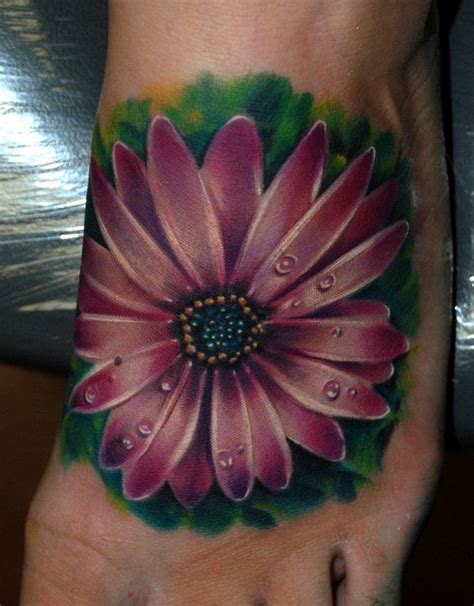 Pink Flower Tattoo By Kyle Cotterman Tattoomagz › Tattoo Designs
