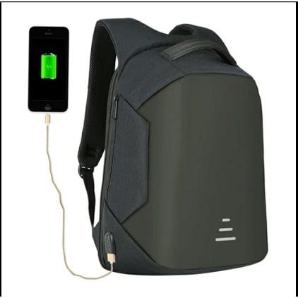 A security device for securing a laptop computer to a support member such as a desk top. Anti Theft Laptop Backpack With Usb Charging Device ...