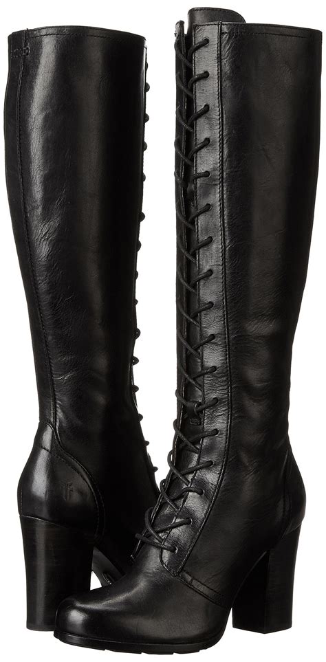 frye women s parker tall lace up riding boot black lace up boots women s lace up boots tall