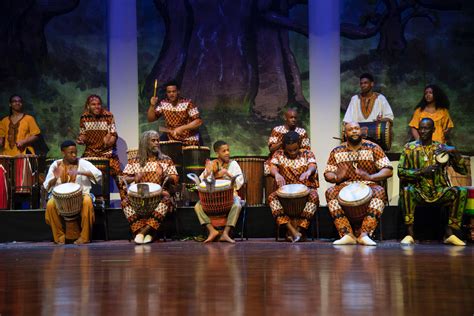 west african dance institute demonstrating culture on campus